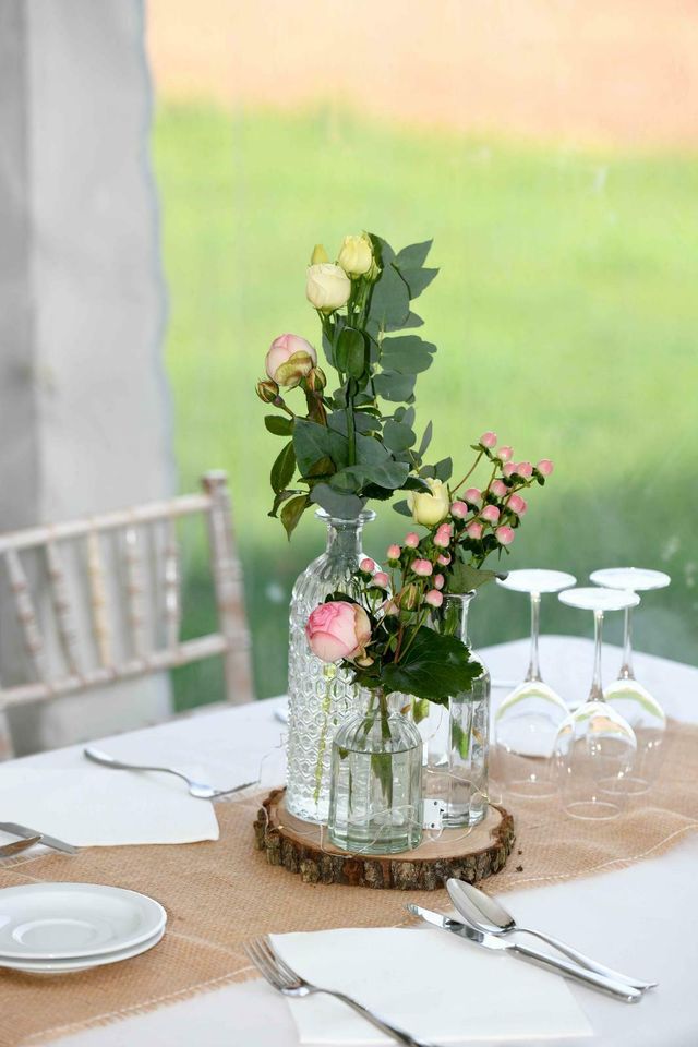 Hochzeit Deko Verleih Holzdeko Weinkisten Boho Holzscheiben in Steinheim an der Murr