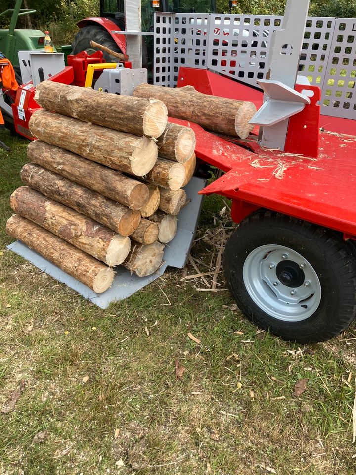 Holzspalter Lancman liegend XLE 32C Xtrm mit Fahrwerk Zapfwelle in Schönsee