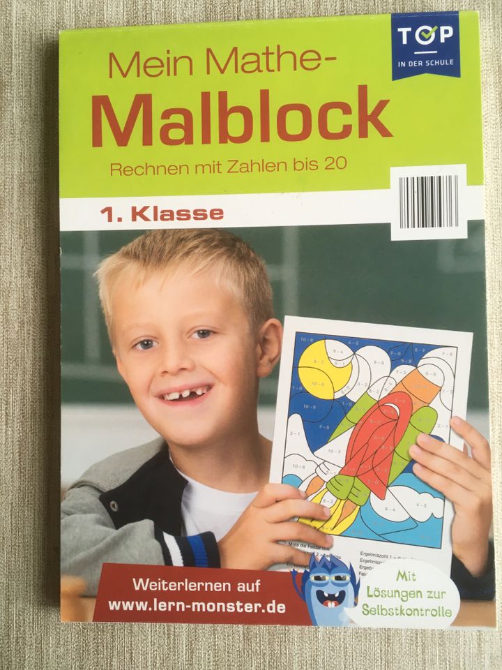 Mathe-Malblock für die 1. Klasse, Rechnen mit Zahlen bis 20 in Göttingen