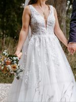 Traumhaftes Brautkleid Hochzeitskleid Schleppe A-Linie Bayern - Dinkelscherben Vorschau