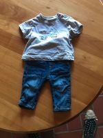 Mädchen Jeans Feetje/56/ + Kurzarm Shirt 56 Nordrhein-Westfalen - Lübbecke  Vorschau