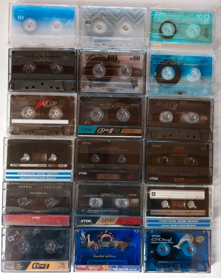 TDK Audiokassetten Cassetten Einzelverkauf in Ostercappeln