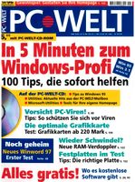 PC-Computer-Heft-Zeitschrift- PC Welt 9/96 Dortmund - Eving Vorschau