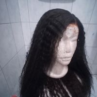 Kinky curling wig 100% Human hair perück Bayern - Waldkirchen Vorschau