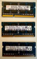 SK hynix SO-DIMM RAM, 4GB DDR3 PC3-12800S 1,5 V 2Rx8 Dual rank Sachsen-Anhalt - Burg Vorschau