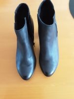 Stiefeletten Ankle Boots Leder schwarz Gr. 40 Tchibo Saarland - Riegelsberg Vorschau