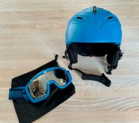 Skihelm Kind mit Brille Größe S (51-55 cm) blau Nordrhein-Westfalen - Lüdenscheid Vorschau