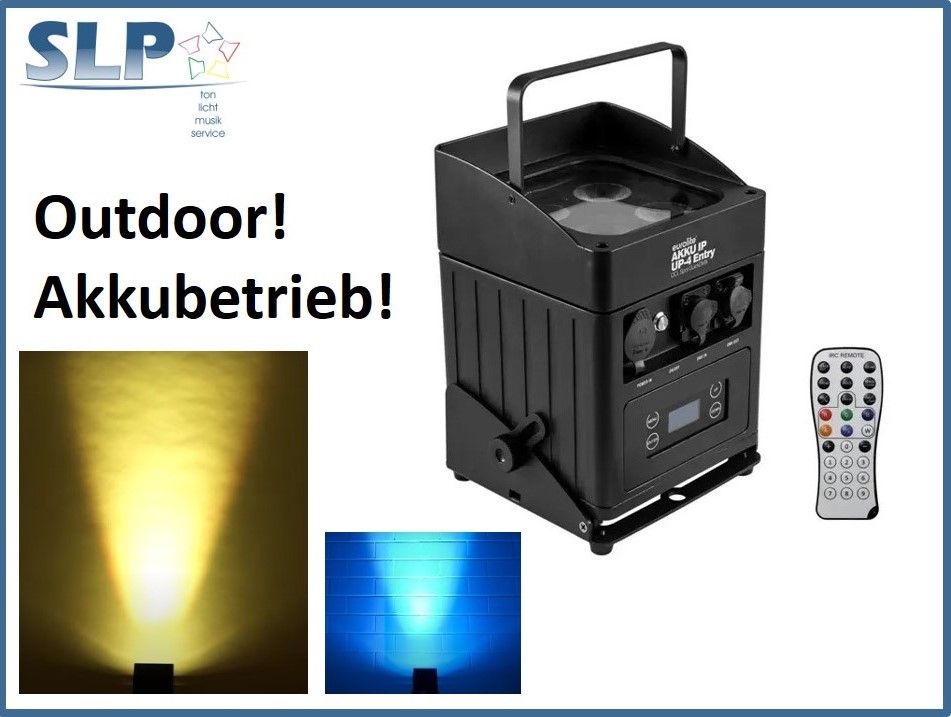 Eurolite Akku LED Outdoor Spot mieten (Uplight Deko Beleuchtung) in Detmold