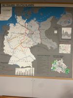 Schulwandkarte Die Teilung Deutschlands 60 er Jahre Nordrhein-Westfalen - Tönisvorst Vorschau