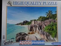 Puzzle 2000 Teile Clementoni Seychellen Strand Palmen Niedersachsen - Lingen (Ems) Vorschau