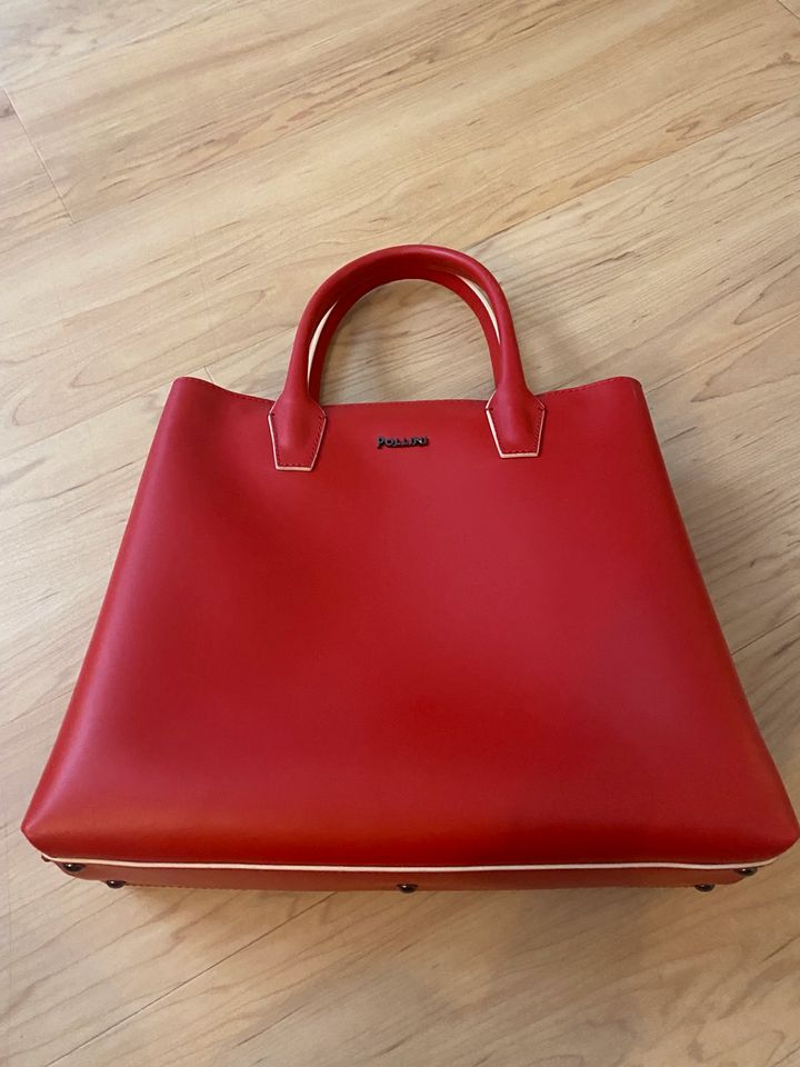 POLLINI Handtasche Echtleder neu NP 349 in Muhr am See