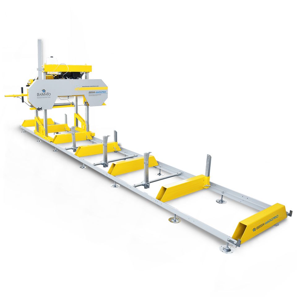 BAMATO Blockbandsäge BBSW-660GPRO Kleinsägewerk Sägewerk 6,6 kW in Edewecht