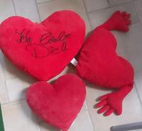 Verschiedene Plüsch Herzen u.a. Ikea mit Hände, "Ich liebe Dich" Bayern - Salching Vorschau