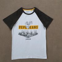 Pepe Jeans T-Shirt Junge 164 weiß schwarz used Optik Nordrhein-Westfalen - Schwerte Vorschau