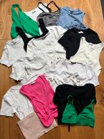 Tops Paket S xs 34 36 Zara weiß pink blau Bayern - Weißenburg in Bayern Vorschau