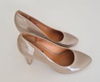 ♡ Hochzeitschuhe Brautschuhe Pumps Leder warm grey taupe Gr. 38 Baden-Württemberg - Weil am Rhein Vorschau