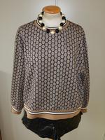 Sweatshirt H & M braun schwarz weiß silber Gr M Versand Bayern - Landshut Vorschau