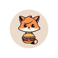 Kawaii Fuchs mit Cheeseburger Sticker 3x3cm chibi anime manga Berlin - Rudow Vorschau