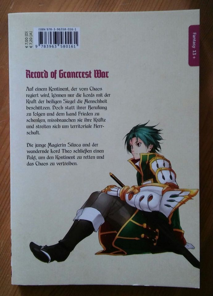 Manga Record of Grancrest War / Senki Band 1 Altraverse Fantasy in Weidenberg