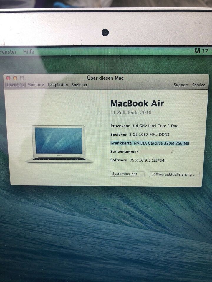 Macbook Air 2010 Apple 11 Zoll (kein 2011 2012 2013 Pro 13) in Dresden