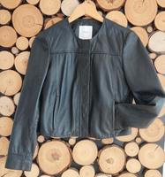 Kurze schlichte Lederjacke Blazer von Mango, schwarz, Gr. S Bayern - Füssen Vorschau