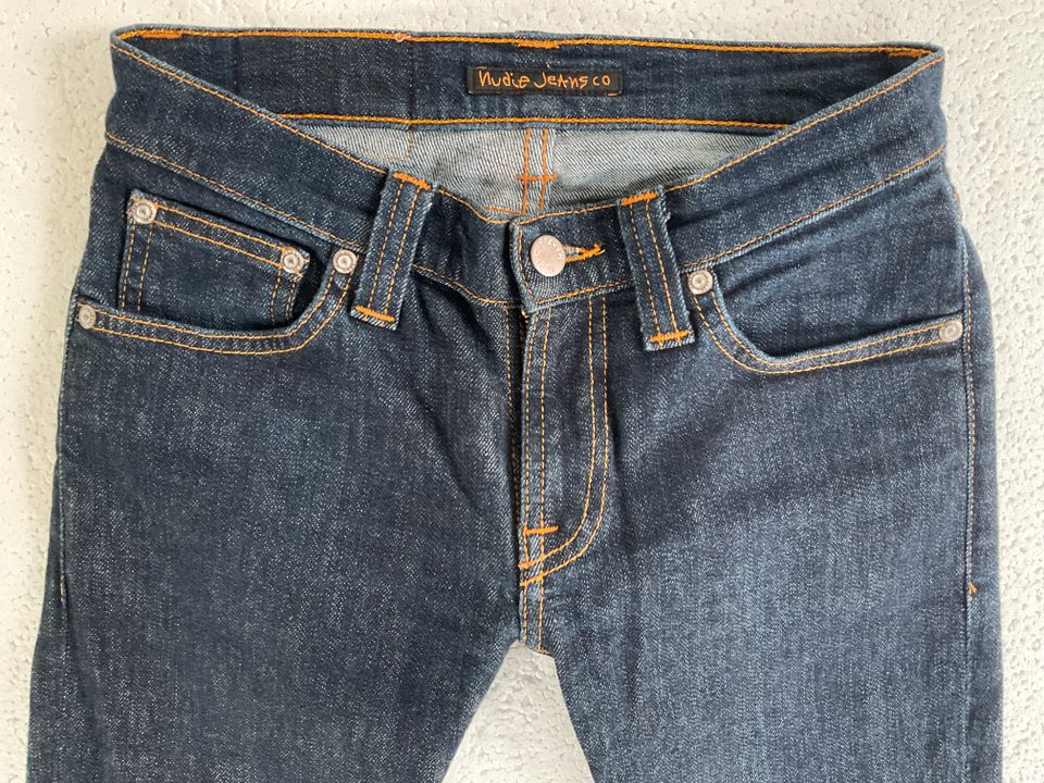 Nudie Jeans Tight Long John dunkelblau Größe W25 L32 in Nürnberg (Mittelfr)