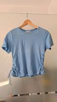 Top, T-Shirt mit Schnürung von Mango hellblau Gr S Berlin - Steglitz Vorschau