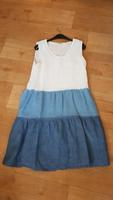 Cartoon Sommerkleid Leinen blau / weiss Bochum - Bochum-Wattenscheid Vorschau