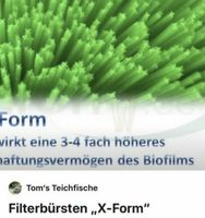 Filterbürsten X-Form Bayern - Geratskirchen Vorschau