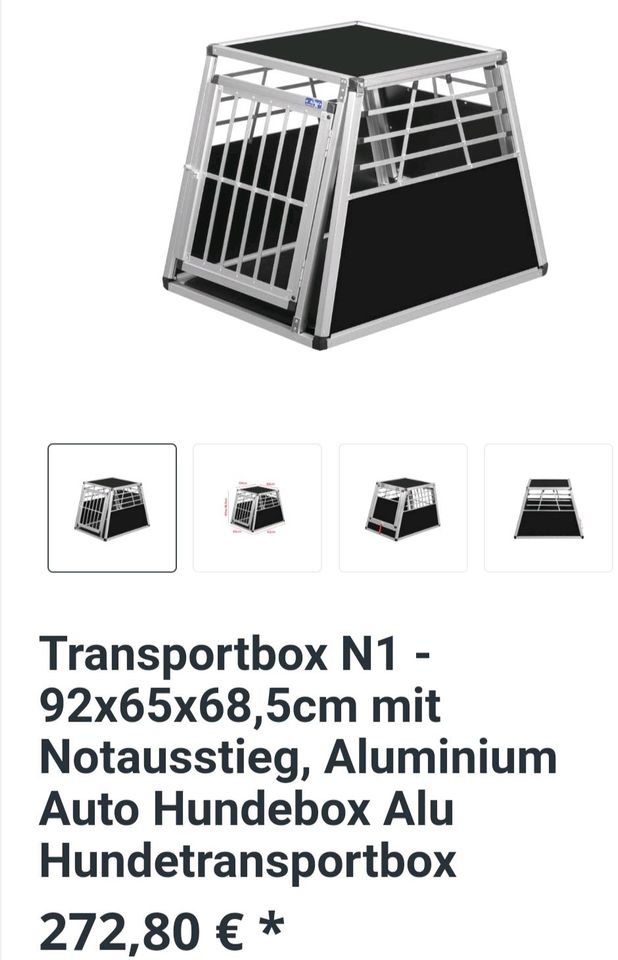 Hundetransportbox Alu in Finnentrop