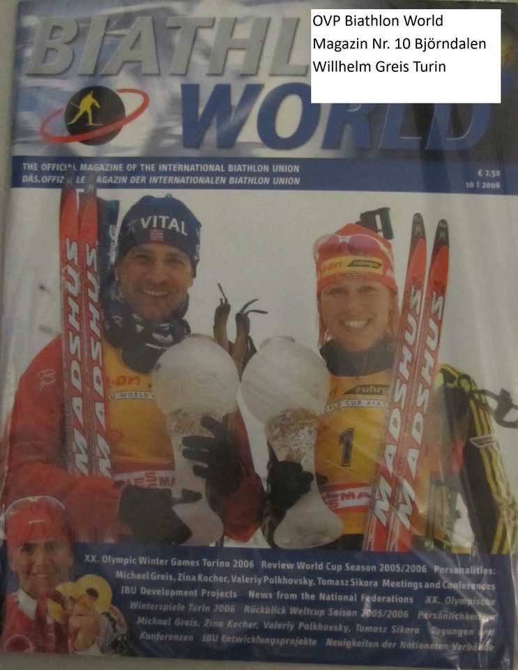 OVP NEU 20 IBU Biathlon World Magazine Oberhof Ruhpolding Antholz in Muldenhammer