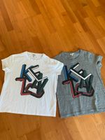 2 Kenzo Damen T Shirts grau+weiss Druck S M 36 38 Düsseldorf - Eller Vorschau