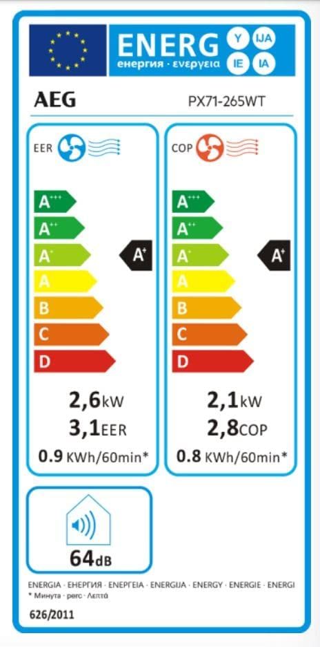 AEG PX71-265 WT mobile Klimaanlage Klimagerät Wifi Heizfunktion in Wuppertal