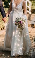 Hochzeitskleid- Brautkleid mit abnehmbaren Überrock/Schleppe Kiel - Russee-Hammer Vorschau