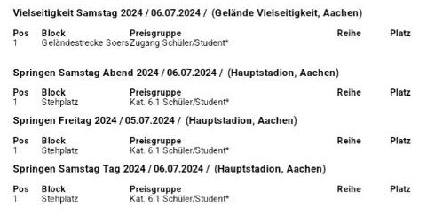 CHIO Tickets für Freitag und Samstag für Schüler und Studenten in München