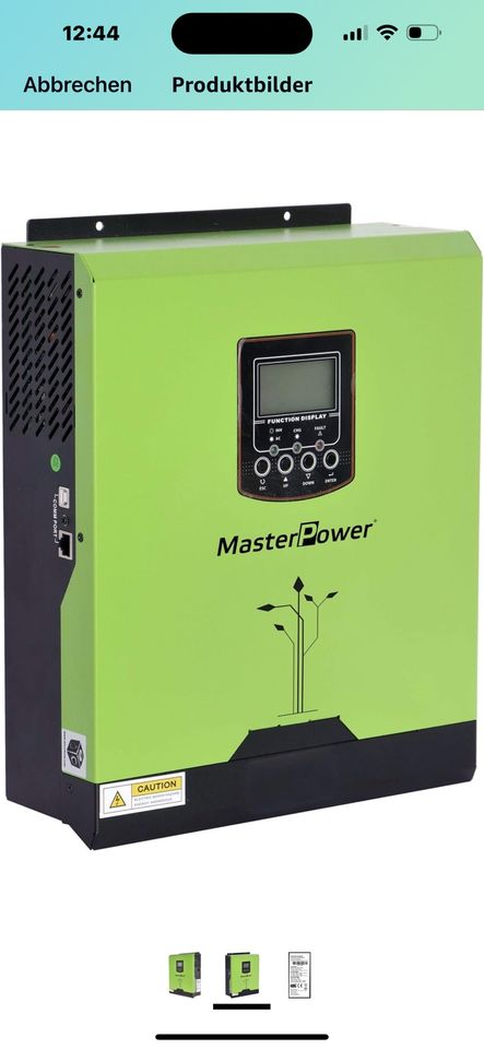 Wechselrichter Master U-Power Hybrid Inverter 24V Mppt Neu in Kirchzell