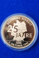 Gedenkmünze, 25 Jahre Deutsche Einheit 1990, 24 Karat. Baden-Württemberg - Küssaberg Vorschau