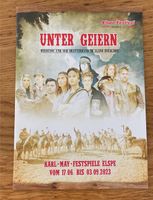 Elspe Festival Karl May- Programmheft - Unter Geiern 2023 Poster Nordrhein-Westfalen - Brüggen Vorschau