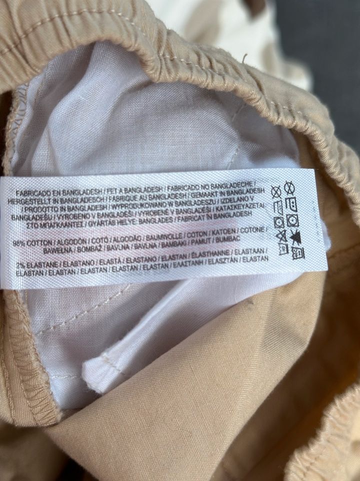 Primark Jungen Stoff Hose lang Beige Größe 98 (24-36 Monate) NEU in Mengkofen