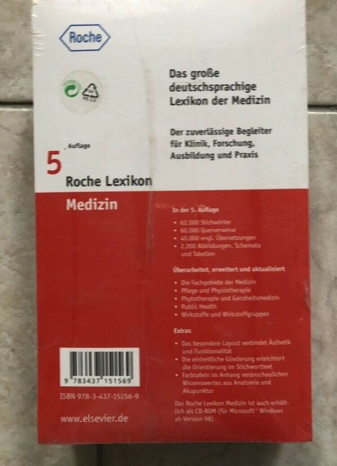 Roche Lexikon Medizin Nachschlagewerk neu in OVP in Neu-Anspach