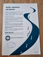 Broschüre Flyer Kreidler K51 Junior J50 Werbung 1950er Jahre Baden-Württemberg - Rheinmünster Vorschau