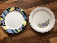 2 x Quadrifoglio Ceramica Italy große Teller Platten Fisch Pizza Sachsen - Großhartmannsdorf Vorschau