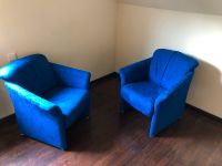 Zwei blaue Sessel zu verkaufen Rheinland-Pfalz - Herdorf Vorschau
