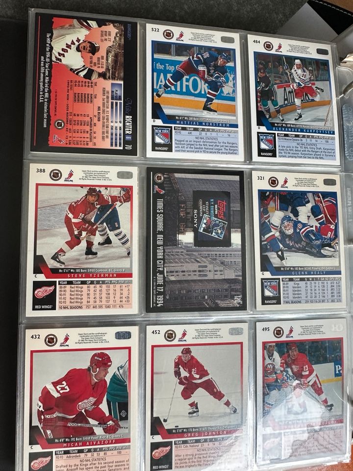 Hockey Trading Cards Upper Deck / Topps 1993/94 in Hanau