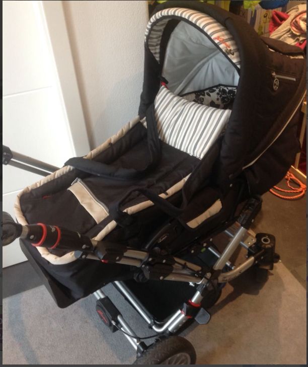 Kinderwagen, Hartan Topline S+, Softtragetasche, Sportkinderwagen in Albaching