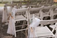 Tüll für Hochzeit, Trauung .. um die Stühle zu dekorieren Baden-Württemberg - Graben-Neudorf Vorschau