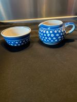 Milch & Zucker Handarbeit alt Keramik blau weiß Münster (Westfalen) - Centrum Vorschau