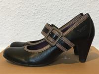 Pumps Venturini Eleganza, Leder, Gr. 39, schwarz/graulila Saarbrücken-Halberg - Eschringen Vorschau