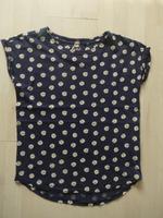 blaugemustertes Damen Shirt T-Shirt Gr. 38 von NEXT Leipzig - Thekla Vorschau