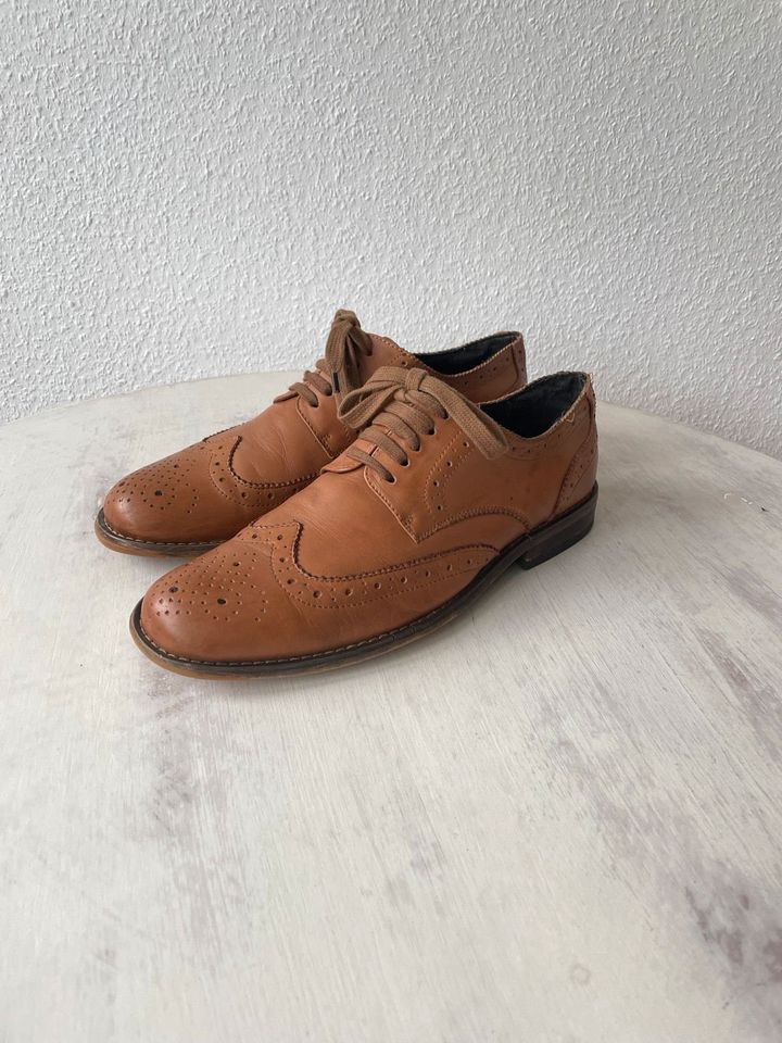 CASTRO NP €89,- Leder cognac-braun 41 in Fellbach